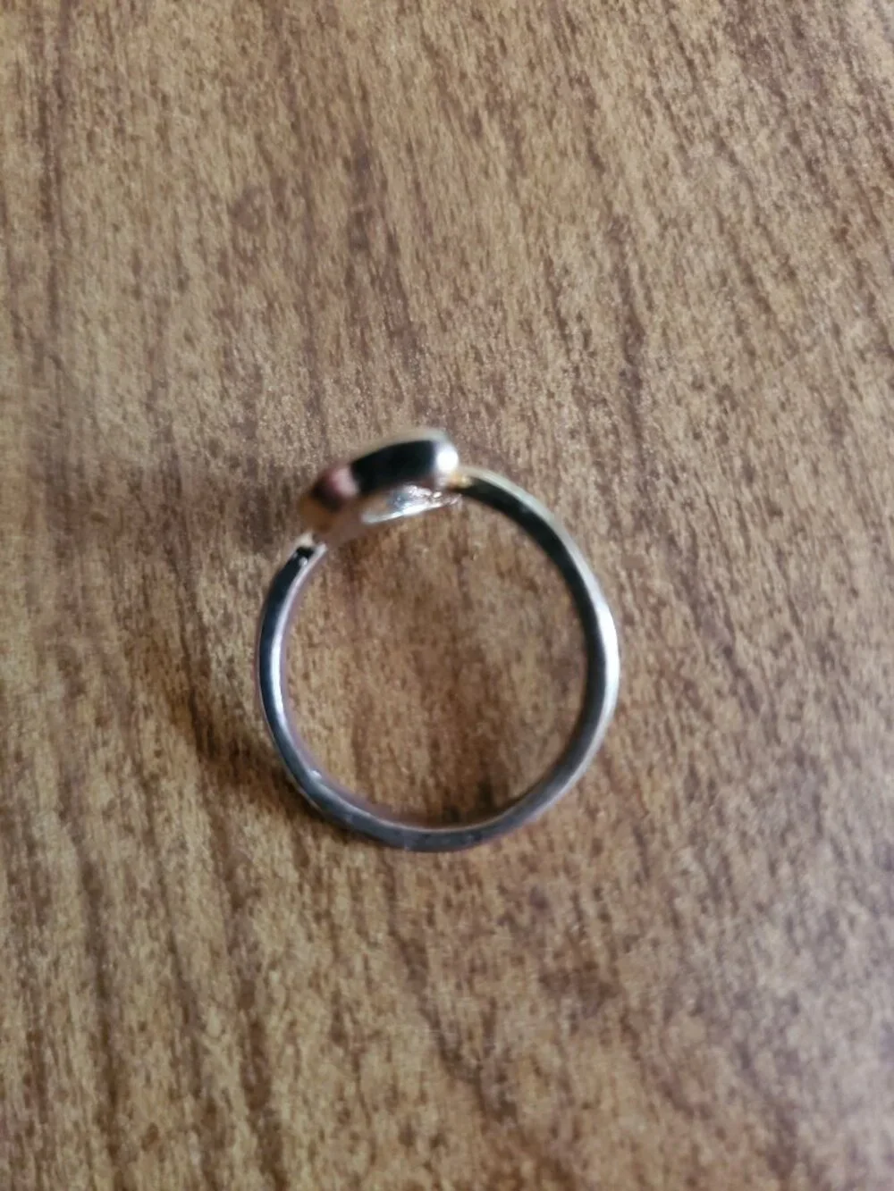 Moon and Star Rose Gold Ring